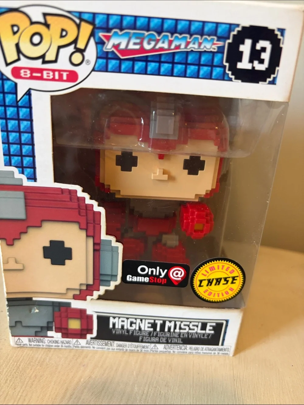 Funko 8-Bit Mega Man Magnet Missle Chase #13 GameStop Edition New In Box